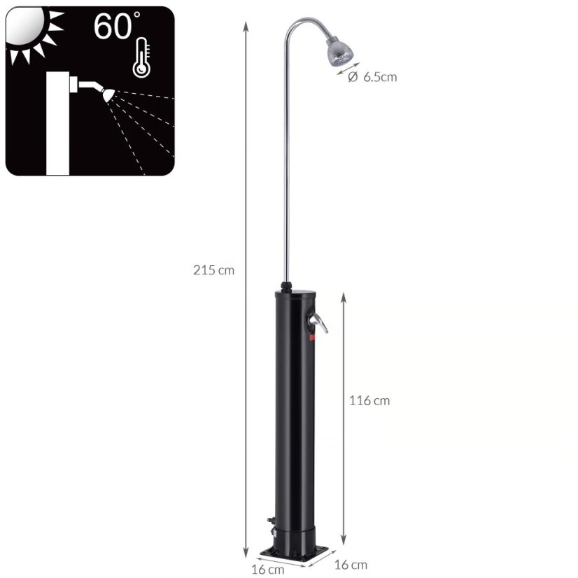 Garten-Solardusche 18 l