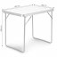 Zložljiva gostinska miza 80x60 cm bela