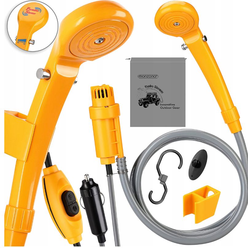 Tragbare Campingdusche - 12V