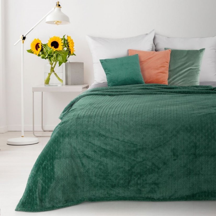 Moderná deka prehoz s reliéfnym vzorom 200 x 220 cm 