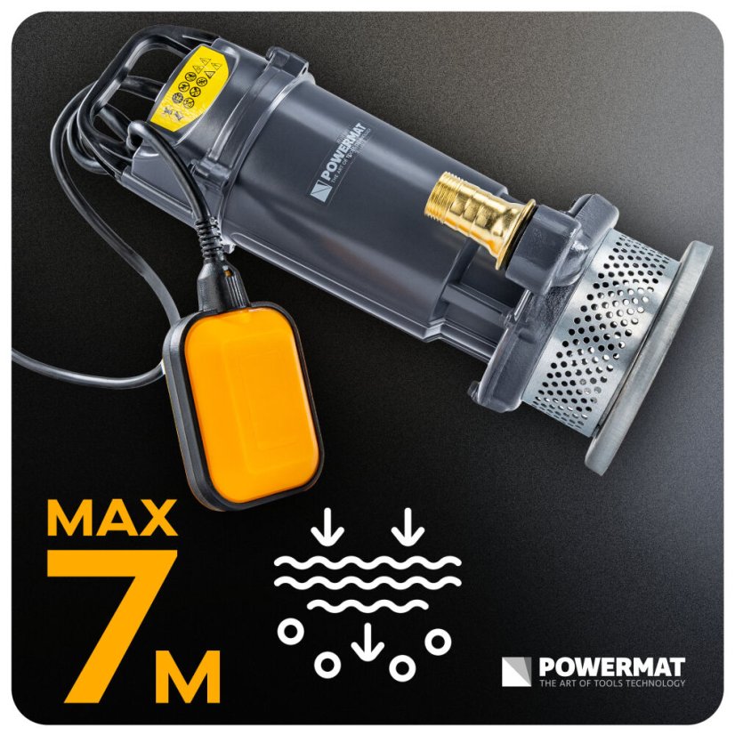 550 W-os merülőszivattyú úszókapcsolóval