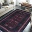 Covor de epocă închis la culoare, cu un model oriental distinctiv - Dimensiunea covorului: Lăţime: 80 cm | Lungime: 150 cm