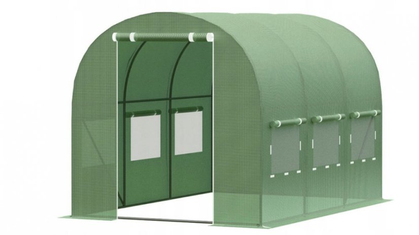 Kvalitný záhradný fóliovník 2,5 x 5 m