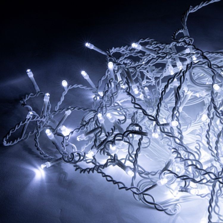 Vanjska božićna rasvjeta 500 LED 19m hladno bijela
