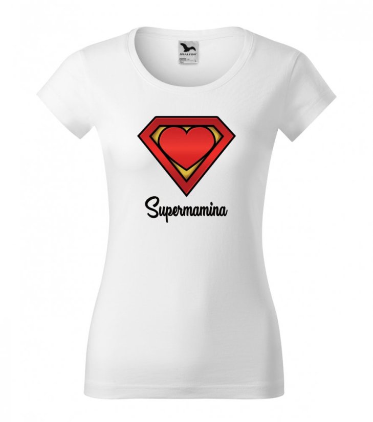 Dámske tričko s krátkym rukávom pre každú supermamu