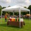 Tenda a padiglione da giardino 3x3 m con tetto estensibile automaticamente