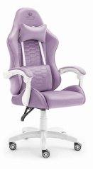 Herné kreslo HC-1000 Purple - zamatová látka