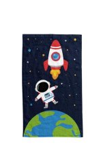 Detská bavlnená osuška s vesmírnym motívom – pre malých astronómov