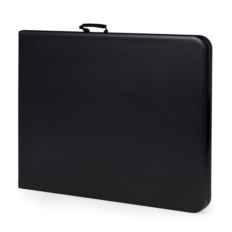 Skládací zahradní cateringový / banketový stůl 153 cm - černý