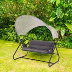 Gartenschaukel für 3 Personen mit Vordach