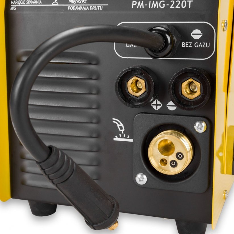 Инверторен заваръчен апарат 220A – MIG/MAG/TIG/MMA PM-IMG-220T