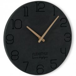 Elegante orologio da parete rotondo con diametro di 30 cm