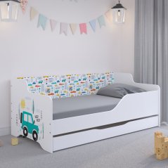 Letto per bambini amanti dei fuoristrada 160x80 cm
