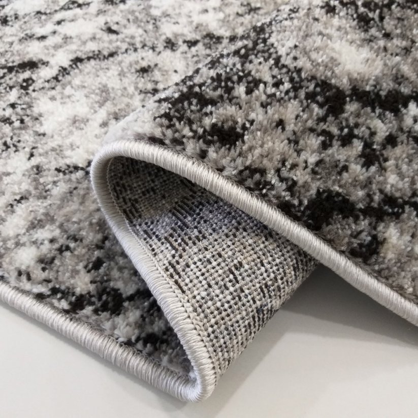 Moderní koberec s motivem mramoru hnědé barvy - Rozměr koberce: Šířka: 60 cm | Délka: 100 cm