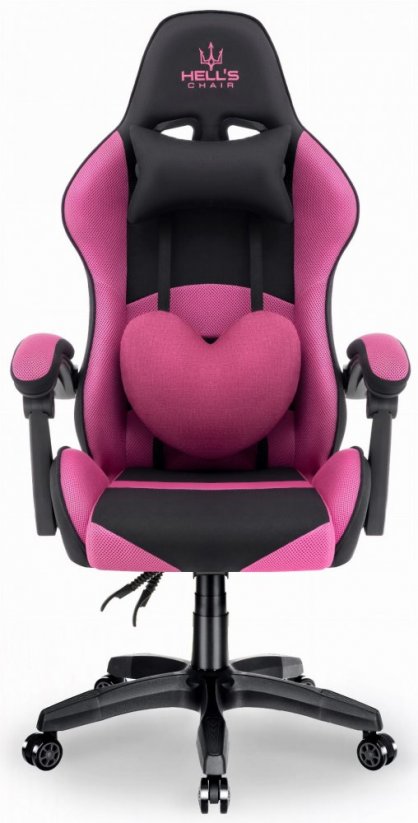 Herní židle  Rainbow Pink-Black Mesh