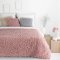 Soffice coperta con fodera in pile - rosa