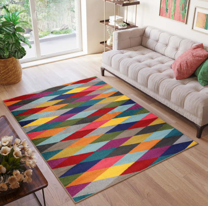 Stylový koberec s barevným vzorem SALSA