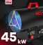Výkonný plynový ohrievač 45kW RTNGG0118