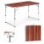 Klappbarer Catering-Tisch 120 x 60 cm mit Holzimitation