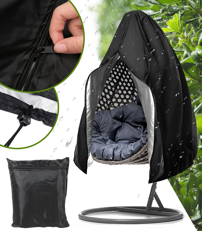 Copertura impermeabile per sedia da giardino COCON con cerniera - 250 x 165 cm
