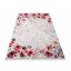 Червен противоплъзгащ килим с шарка на цветя - Размерът на килима: Ширина: 160 см | Дължина: 220 см