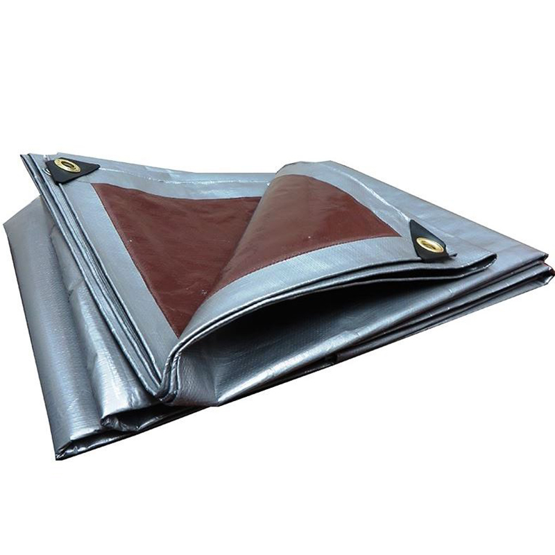 Prelată rezistentă la îngheţ, maro-argintie