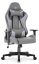 Herné ergonomické kreslo HC-2002 s nosnosťou 150 kg - sivé s fialovými detailmi