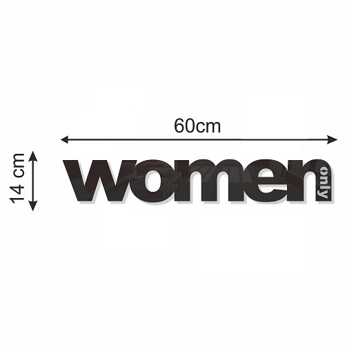 Dekorácia na stenu Only Woman