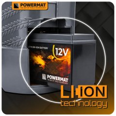 Li-Ion batéria 12V 8 Ah Powermat PM-AKLJ-12V8AM