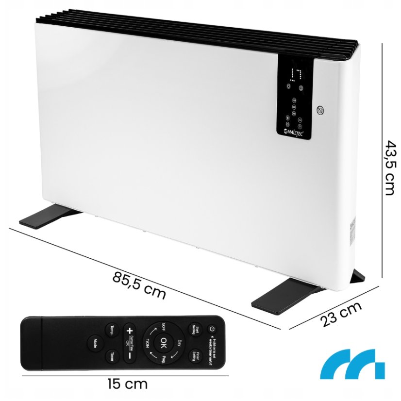 Elektromos konvektor MalTec CH2400DW-PRO 2400 W