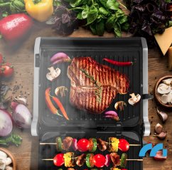 Električni kontaktni roštilj SM5000W-PRO s LED zaslonom - 2500 W