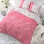 Modern és kiváló minőségű ágynemű rózsaszín-szürke színben 200 x 200 cm