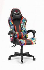 Геймърски стол HC-1005 Graffiti тъмен цвят