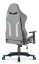 Ergonomická herní židle HC-2002 s nosností 150 kg – šedá s modrými detaily