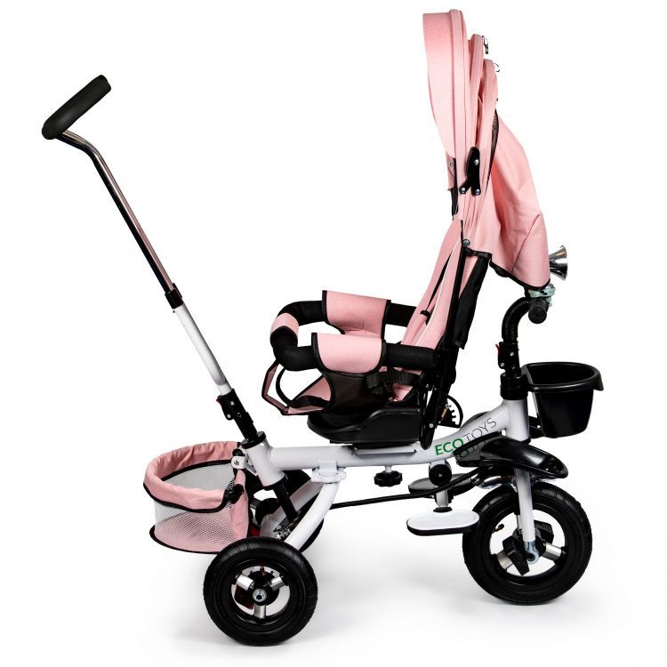 Dětská růžová balanční tříkolka, kolo ECOTOYS