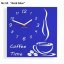 Ceas de perete Coffee Time - Culoare: Violet