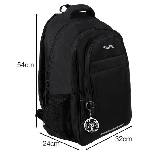 Rucsac negru din material durabil - dimensiuni multiple