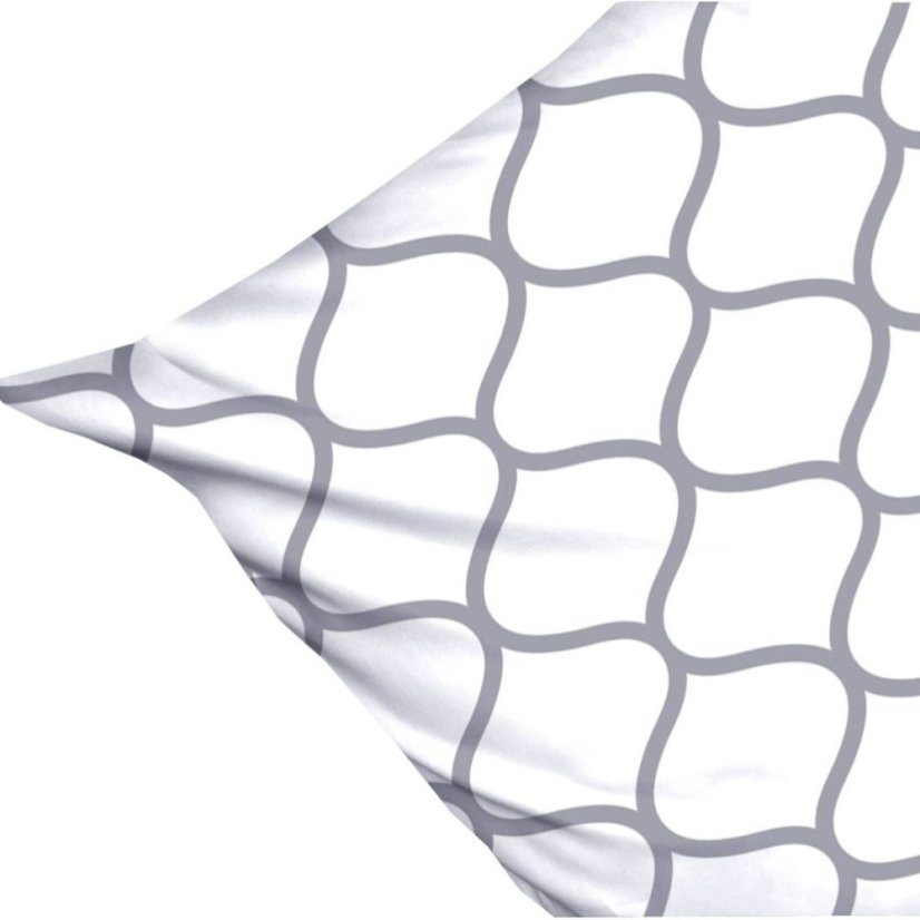 Obojstranná, prémiová bavlnená posteľná bielizeň s geometrickým vzorom