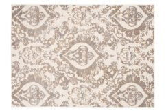 Terasový béžový koberec s ornamentom