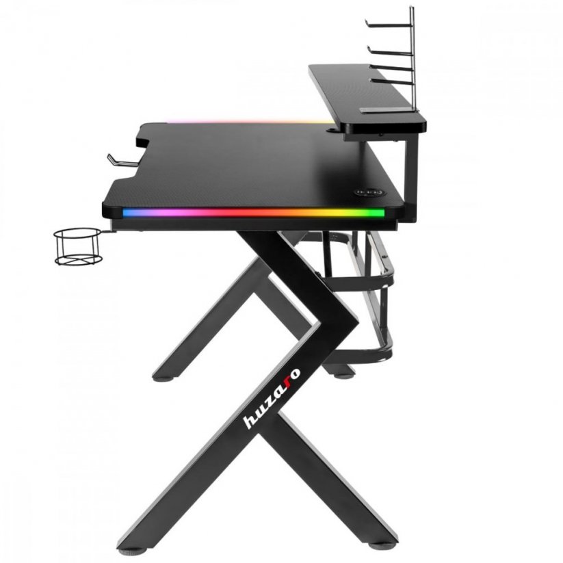 Minőségi gamer asztal RGB LED világítással