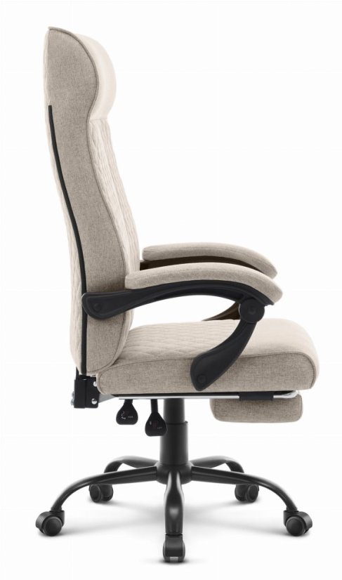 Scaun de birou ergonomic HC-1030, cu șezut cu arc și o capacitate de încărcare de 120 kg – bej