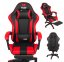 Herné kreslo Xgaming s podnožkou - čierno-červené