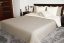 Obojstranné prehozy na manželskú posteľ v krémovo béžovej farbe - Rozmer: Šírka: 75 cm | Dĺžka: 160 cm