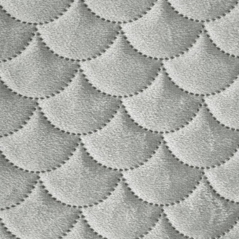 Dekoratív steppelt ágytakaró - szürke