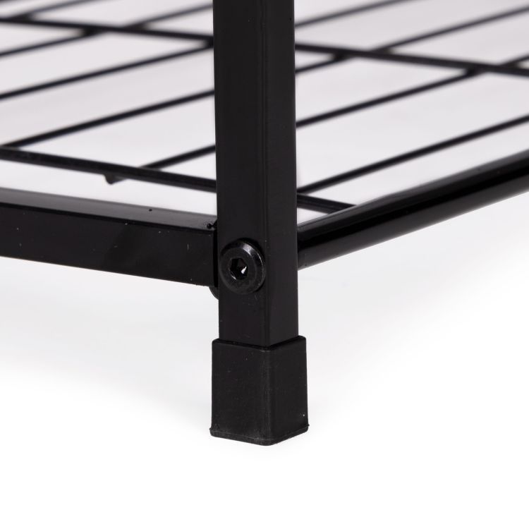 Regál na boty s kovovou konstrukcí - 4 police, až 16 párů