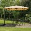 Ombrellone da giardino con braccio laterale ROMA 3 x 3 m - beige