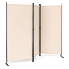 Garten 3-Panel-Faltwand gegen Wind und Sonne - 167 x 164 cm