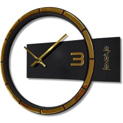 GOLDEN HARMONY, dizajnerski zidni sat od 30 cm