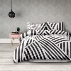 Lenjerie de pat elegantă gri