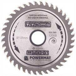 Villás fűrészlap 125x22.2 40z TDD-125x22.2x40Z